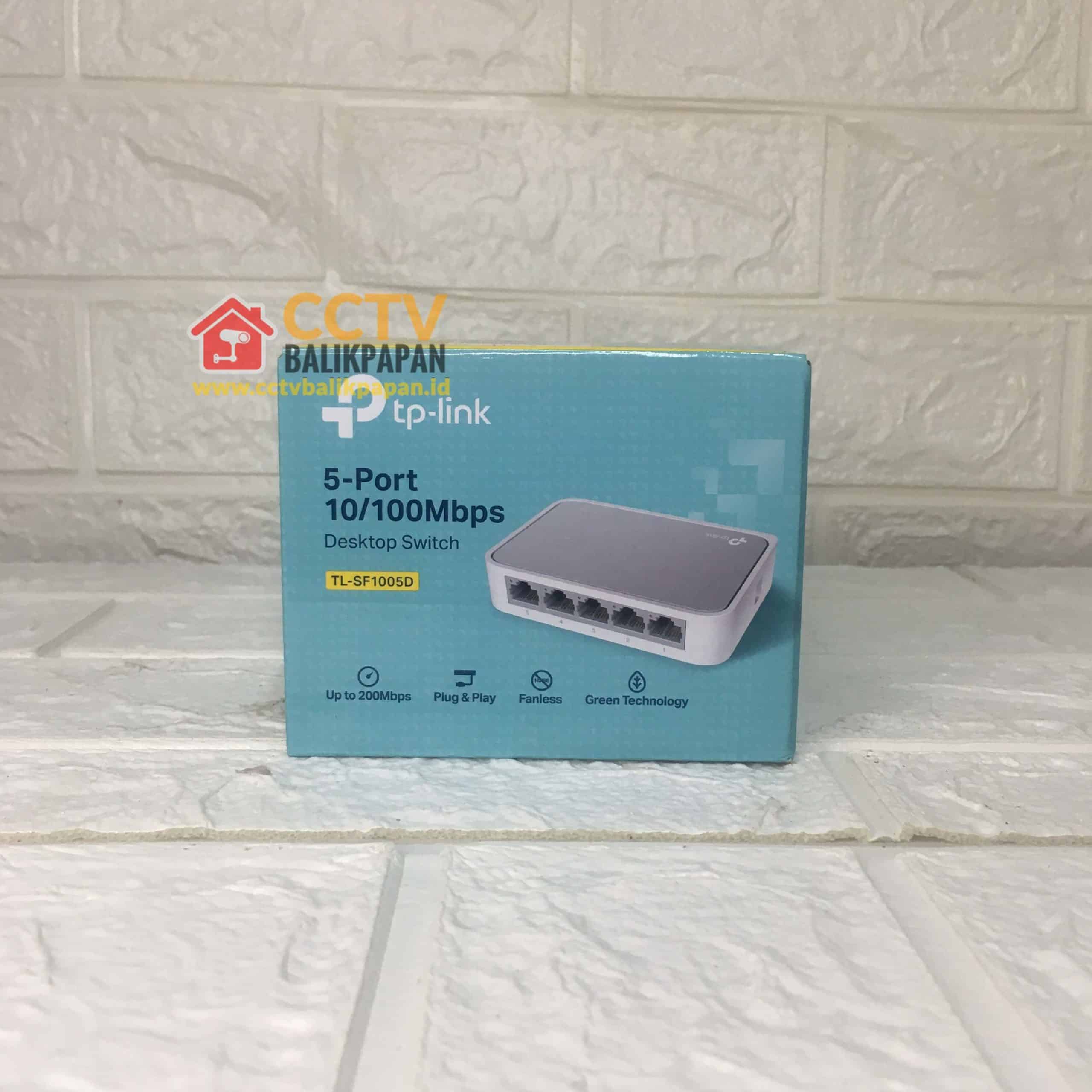5 Port TL-SF1005D Ethernet Switch for Local Area Networks.