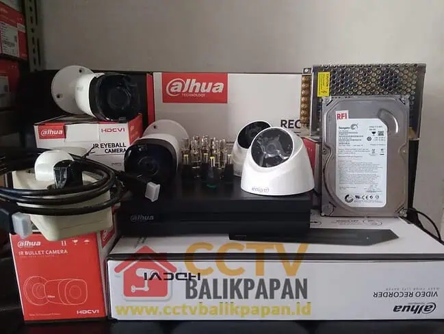 High-quality Dahua CCTV camera package for security.