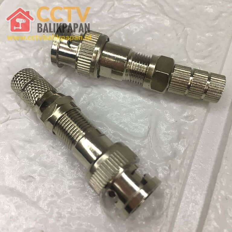 BNC connector for CCTV camera connection and maintenance.