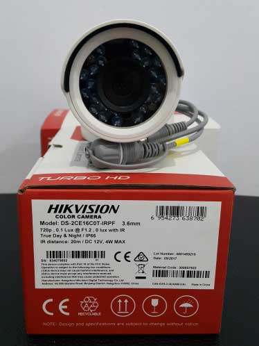 Outdoor Hikvision 1MP CCTV Camera for Security.