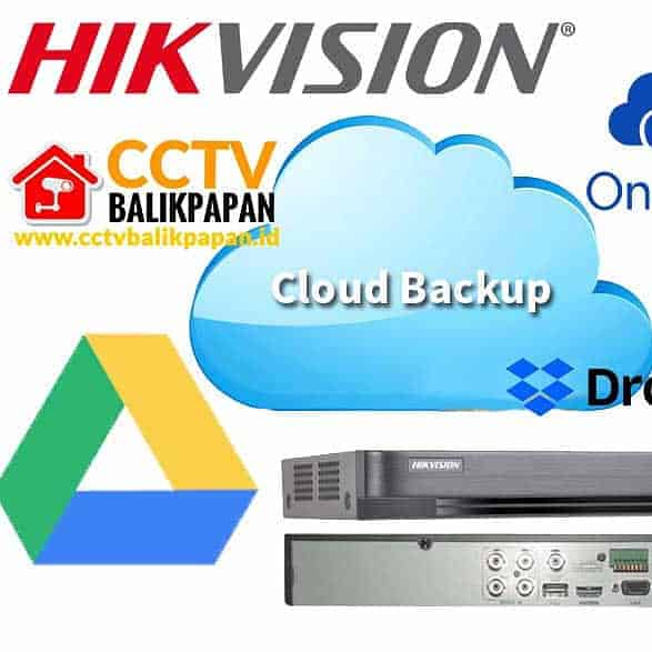 Hikvision CCTV backup using Cloud DropBox for secure storage and easy access.