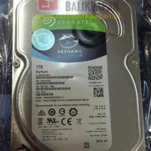 Seagate Skyhawk 1TB CCTV hard drive for reliable surveillance storage.