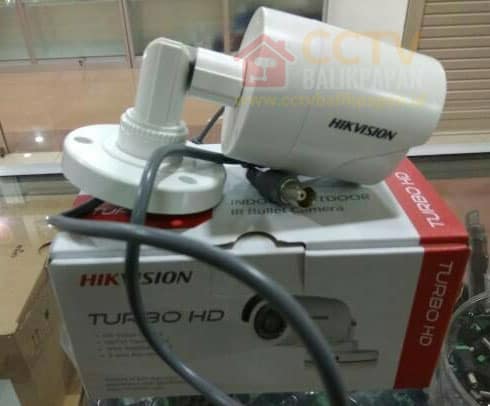 Hikvision outdoor CCTV camera 1 MP model DS-2CE16C0T-IRP for security surveillance.