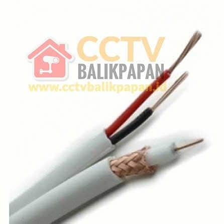 Kabel CCTV untuk pemasangan kamera keamanan di Balikpapan.