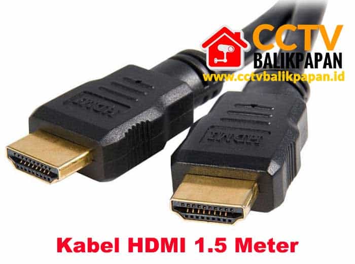 HDMI kabel 1.5 meter berkualitas untuk kamera CCTV dan perangkat audiovisual.