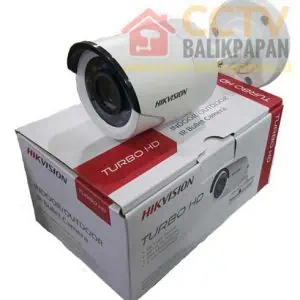 Hikvision 2 MP CCTV camera for indoor and outdoor security, with IR night vision and durable design.