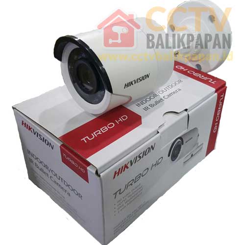 Hikvision 2 MP CCTV camera for indoor and outdoor security, with IR night vision and durable design.