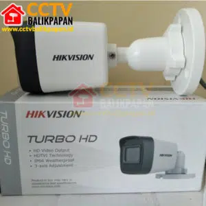 Hikvision 2 MP outdoor CCTV camera for surveillance and security.