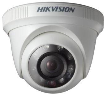 Hikvision 1 MP indoor dome CCTV camera with IR night vision for security.