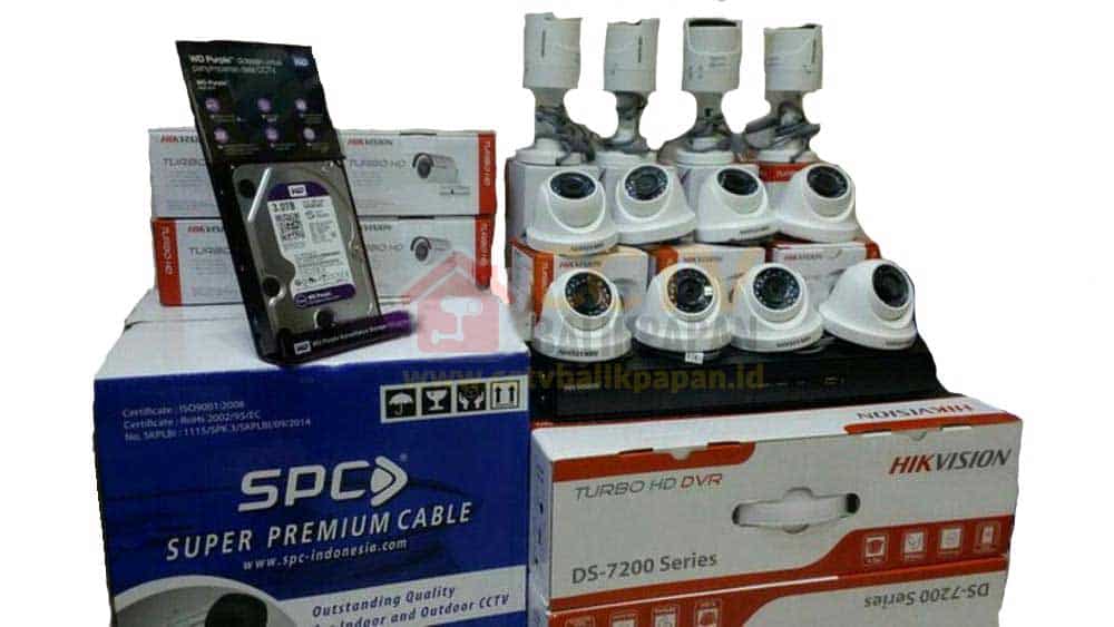 High-resolution Hikvision CCTV camera system for security monitoring.