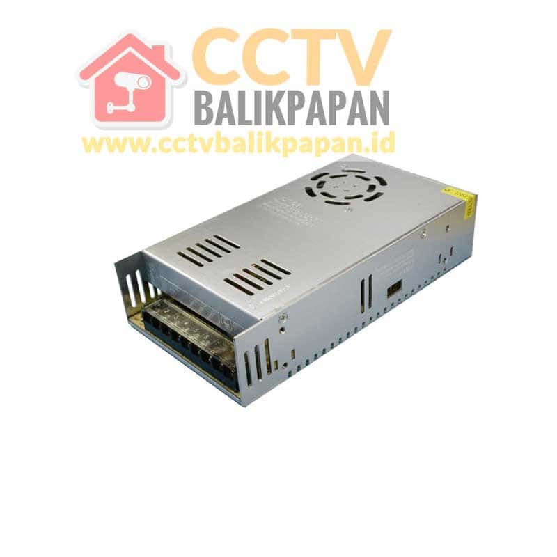 Power supply unit for CCTV cameras in Balikpapan, ensuring reliable power for security systems.
