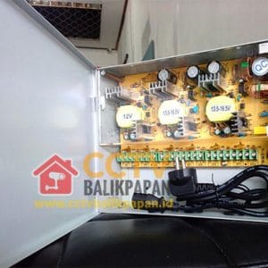 Power Supply CCTV Box 12V 15A for security camera systems.