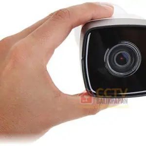 Hikvision 2MP IP Camera for security surveillance, compact design, high-resolution video.