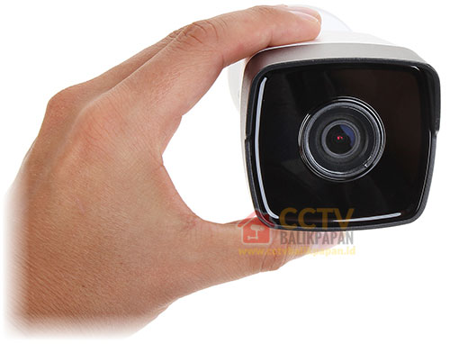 Hikvision 2MP IP Camera for security surveillance, compact design, high-resolution video.
