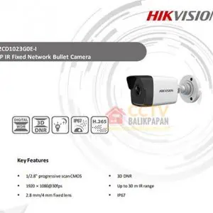 2MP Hikvision Bullet Camera for CCTV Security.