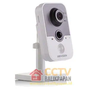 High-resolution Hikvision IP camera for security monitoring.