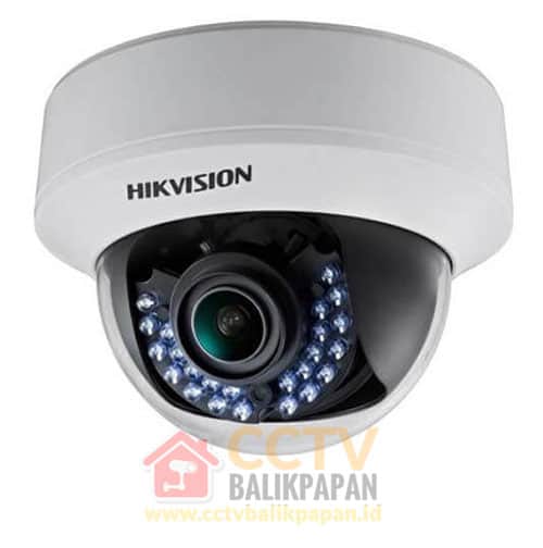 Hikvision 1.3MP IP camera with infrared night vision and wide-angle lens. Suitable for security moni.