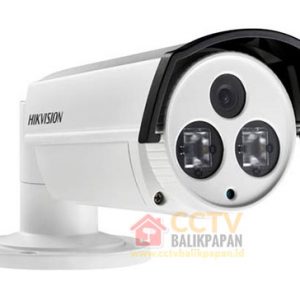 Outdoor Hikvision CCTV camera for security monitoring.