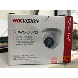 Hikvision Turbo HD outdoor CCTV camera for security surveillance.