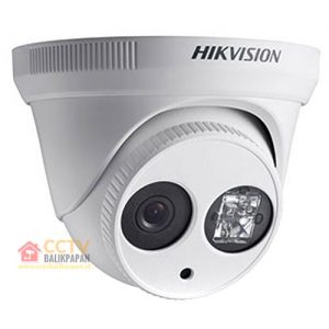 Hikvision outdoor CCTV camera for security surveillance.