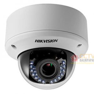 High-quality outdoor Hikvision security camera with infrared night vision.