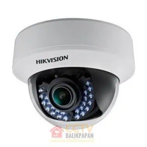 Hikvision outdoor 2MP security camera with infrared night vision and durable design.