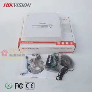 DVR Hikvision 8 channel for CCTV recording and monitoring.