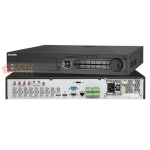 HIKVISION DVR 16 channel model for CCTV recording and surveillance.