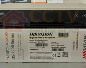 Hikvision DVR 7204HQHI-K1 4-channel for CCTV recording and surveillance.