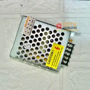 Power supply unit for CCTV systems with 5V/5A output. Compact and reliable for security camera insta.