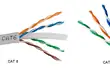 Comparison of Cat5e and Cat6 cables used in CCTV installations.