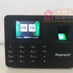 CCTV keypad for access control with fingerprint scanner and keypad.