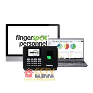 Fingerspot Revo 180 CCTV security camera system with access control device.