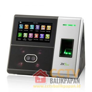 Fingerprint and facial recognition device for security access.