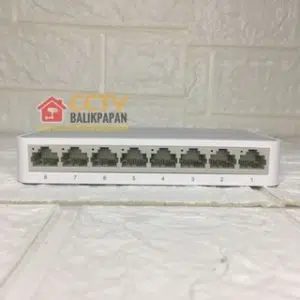 TP-Link 8 port 10/100Mbps network switch for reliable data transfer.