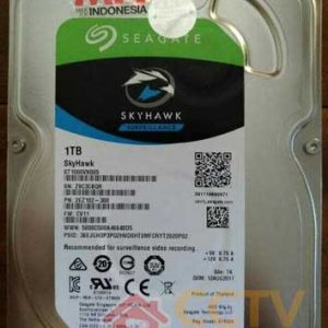 Seagate Skyhawk 1TB hard drive for CCTV surveillance systems.