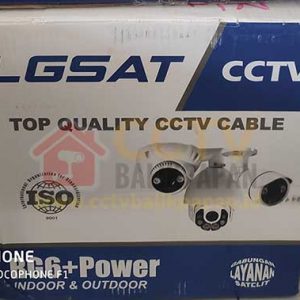 CCTV Kabel RG6 + Power 300 meter untuk instalasi kamera.