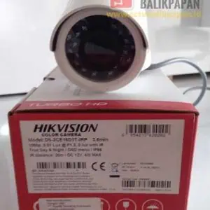 High-resolution Hikvision 2 MP CCTV camera for security monitoring.