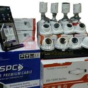 High-resolution Hikvision CCTV camera system for security monitoring.