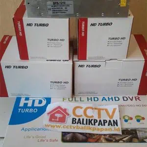 High-quality CCTV camera set for security monitoring in Balikpapan.