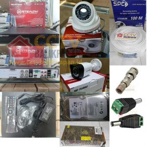High-quality CCTV camera for security monitoring in Balikpapan.